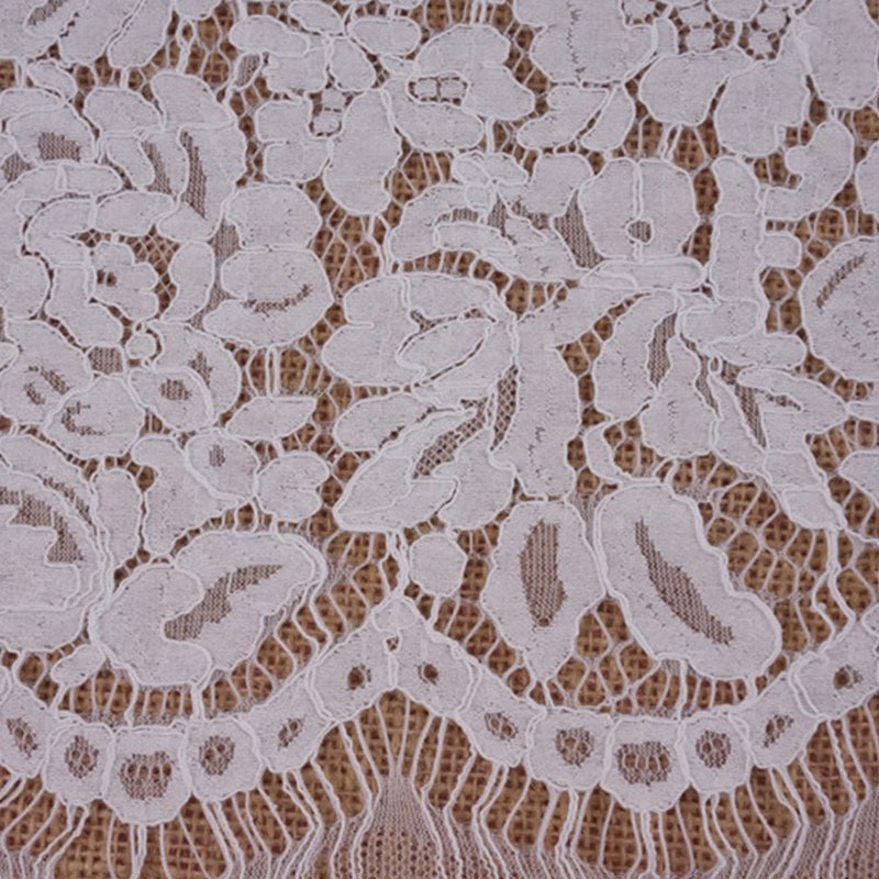 Lace Fabric Dress Eyelash Nylon for Women's Wear Wholesale Supplier 22